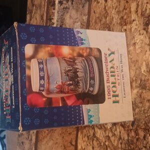 Anheuser  holiday stein. Brand new in box collectors nwt
